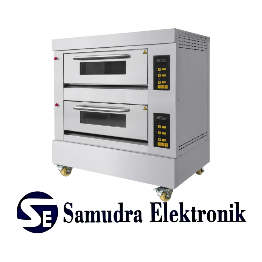GETRA GAS BAKIN OVEN 2 DECK 4 TRAY RFL-24SSGC.E