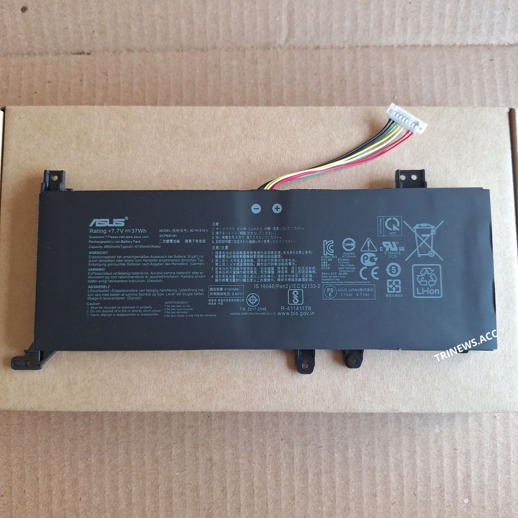 Baterai Laptop Asus A412F A412FL X412FL X412 A412DA A412D C21N1818