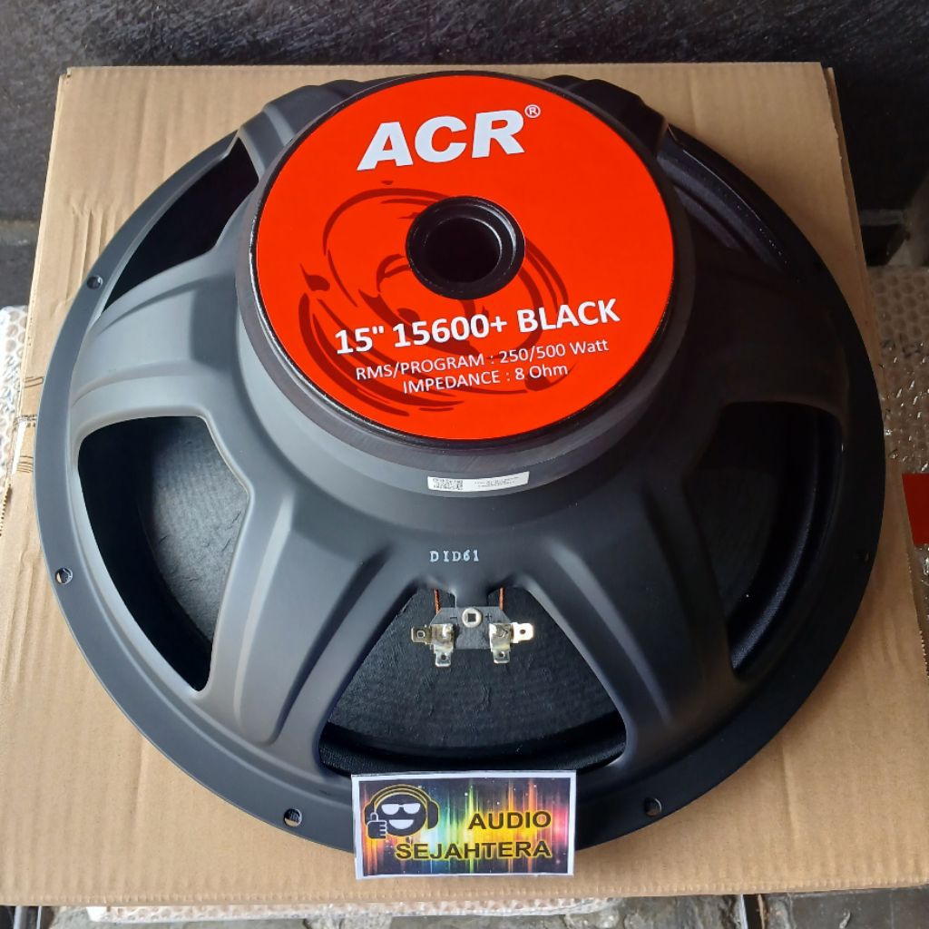 Speaker ACR 15600 + Plus Black / Speaker 15" ACR 15600+ Tambah 15 in