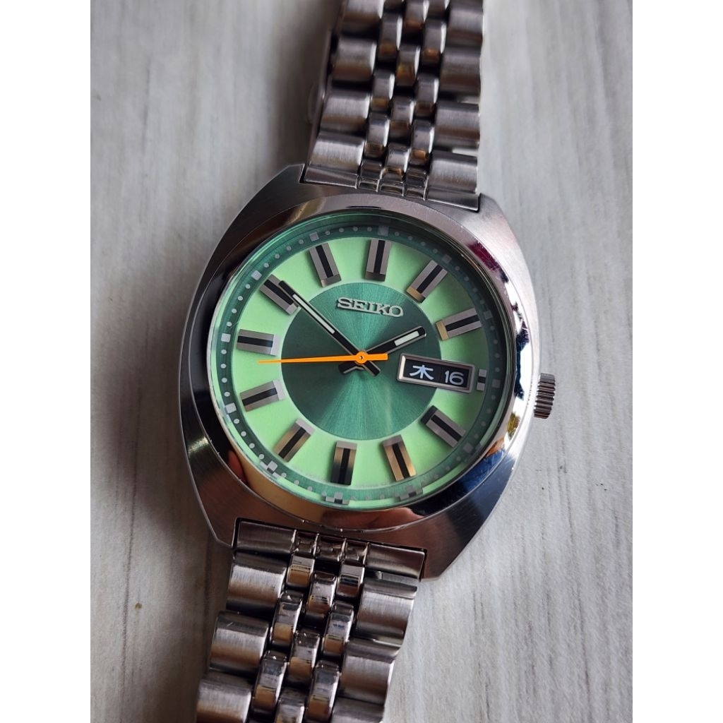 Seiko Smart Spirit SHIBUYA NIGHT SCEC003 Green Lume Dial Quartz 7N43-0BP0 JDM RARE