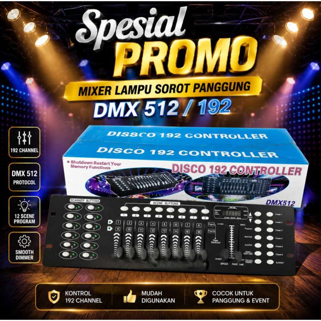 Controller DMX lighting Panggung