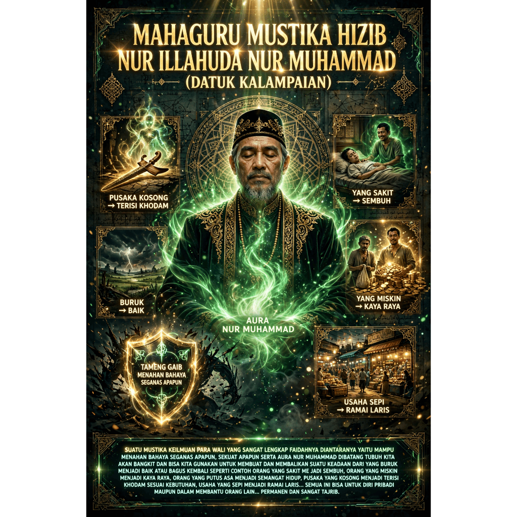 BUKU AMALAN HIZIB NUR ILLAHUDA NUR MUHAMMAD