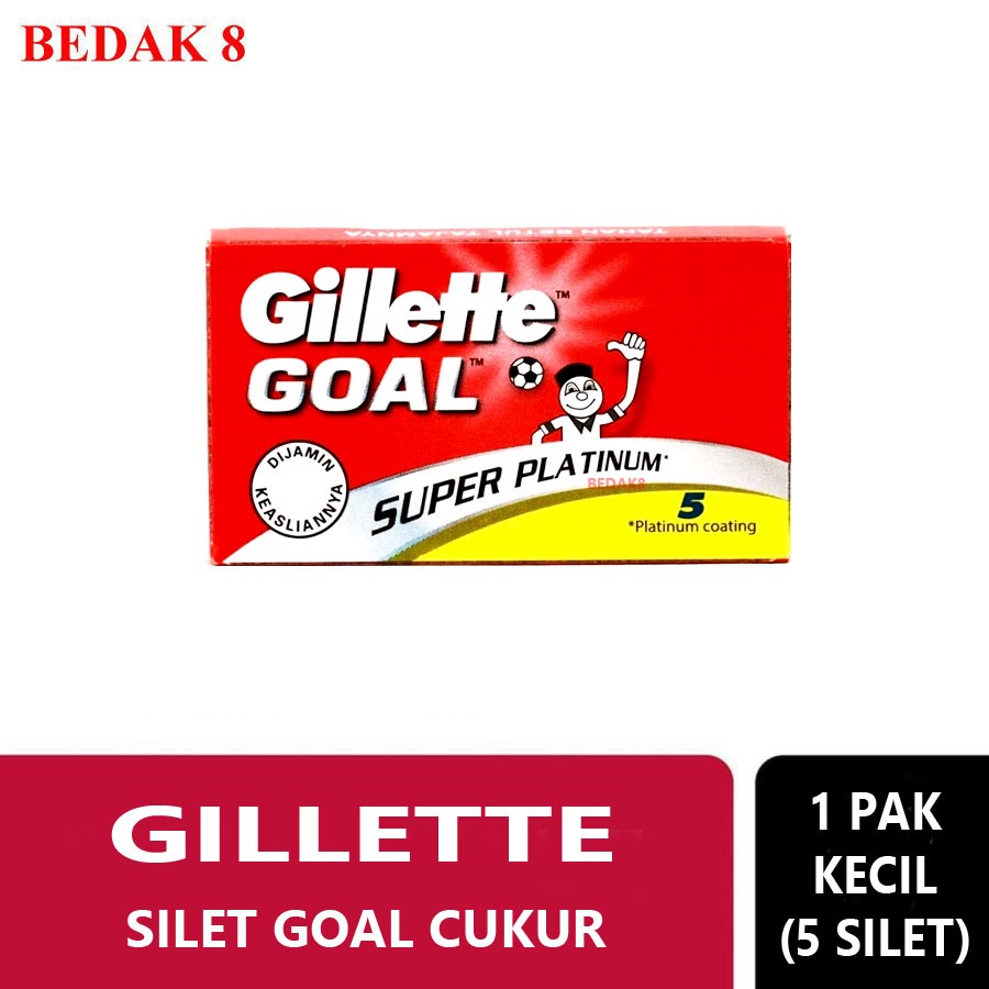 Gillette Goal / GOAL Silet / Refill Silet 100% Original/ Asli