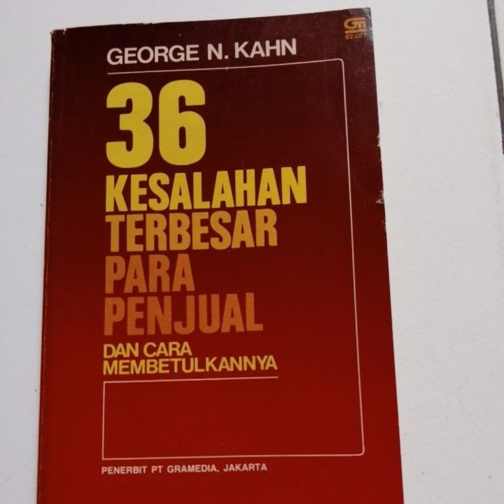 36 KESALAHAN TERBESAR PARA PENJUAL DAN CARA MEMBETULKANNYA