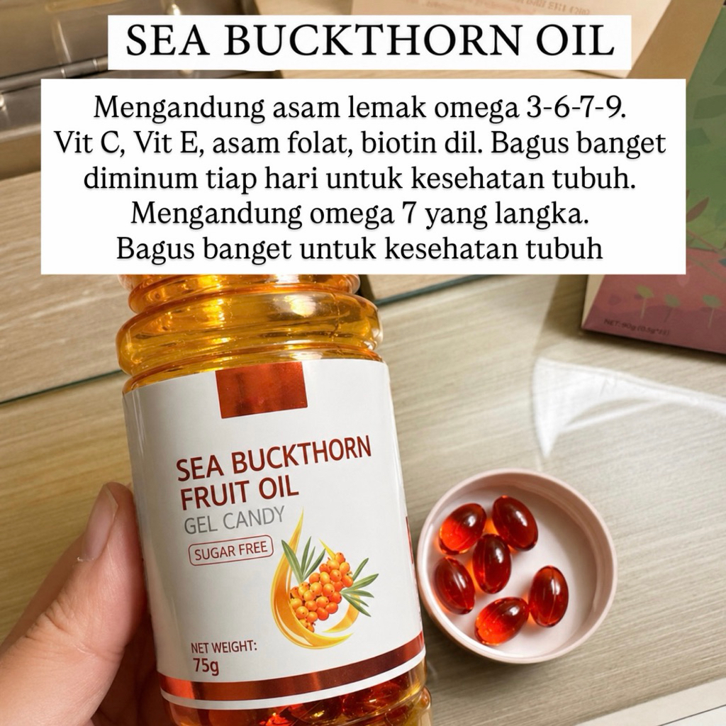SEA BUCKTHORN OIL SUPPLEMENT HONGKONG DIJAMIN ORIGINAL