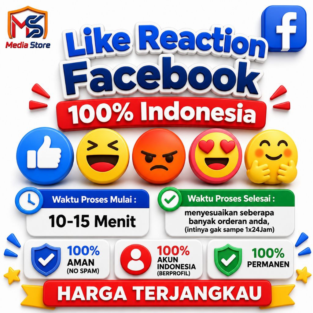 Like Reaction Facebook Indonesia | Permanen