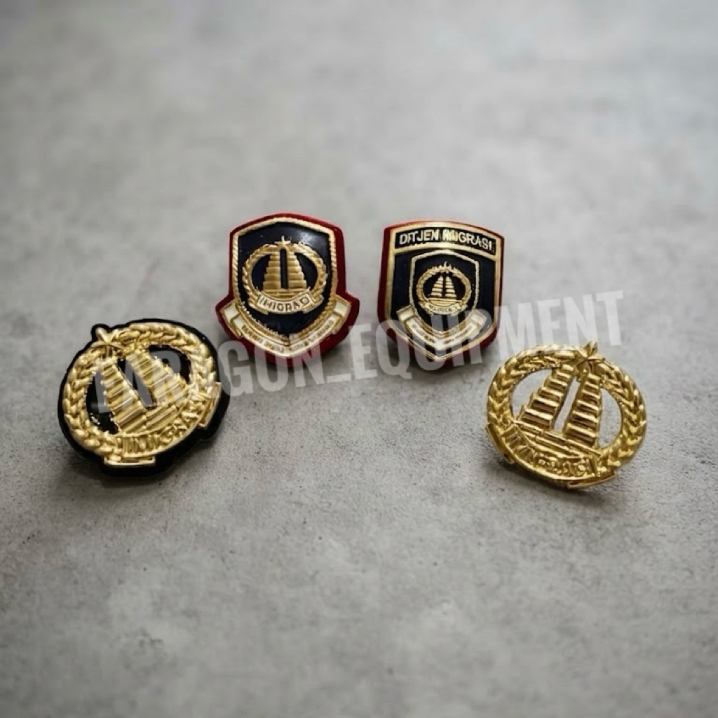 Pin Atribut Dinas Imigrasi | Pin Ditjen Imigrasi | Pin Pejim Imigrasi | Pin Imigrasi Premium Quality