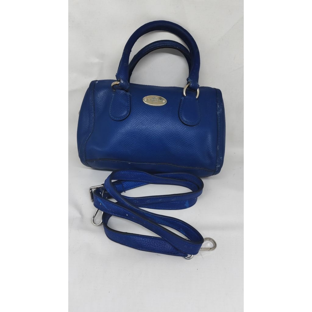 tas sling handbag  coach mini biru preloved