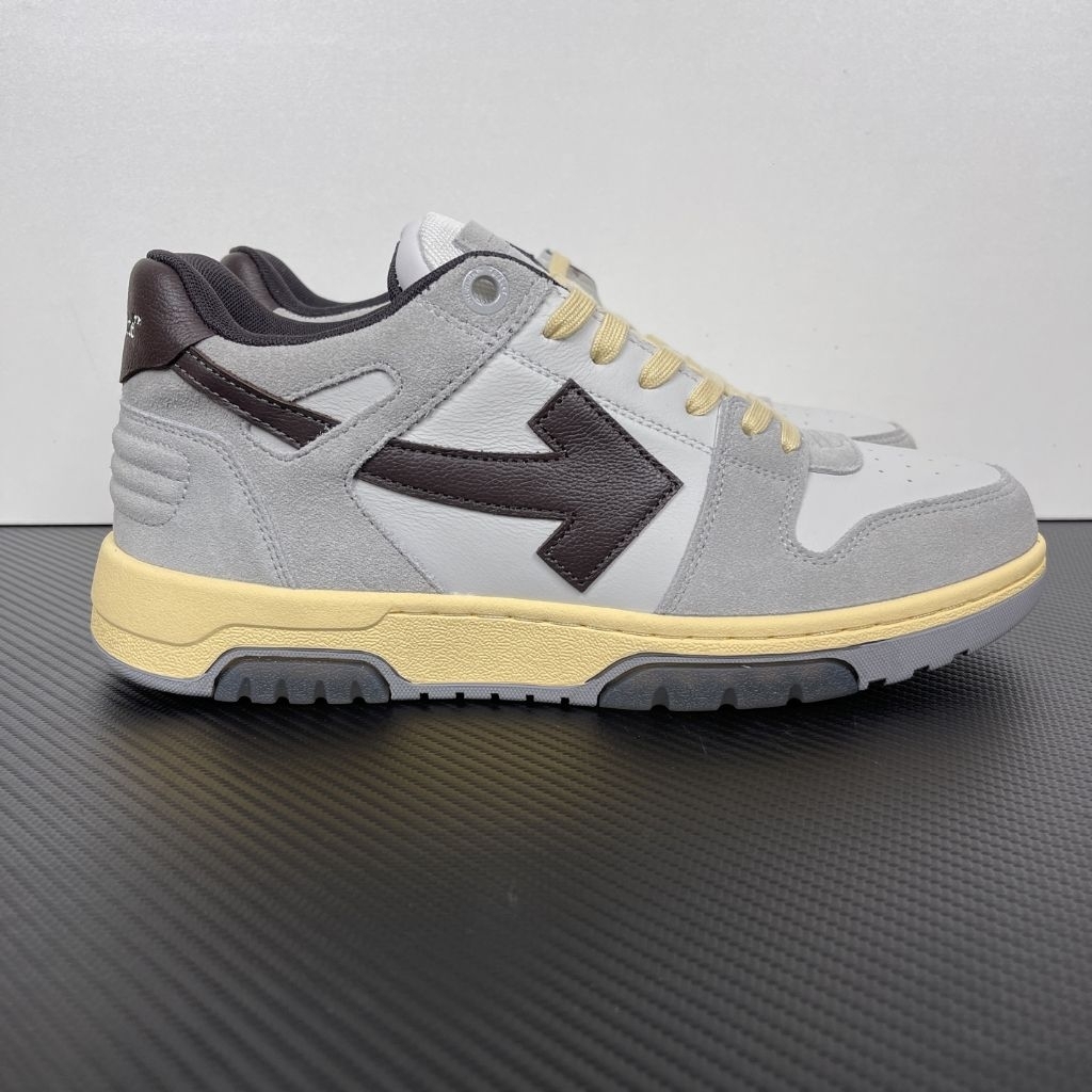 Off White Out of Office Sneaker Grey Black Sail