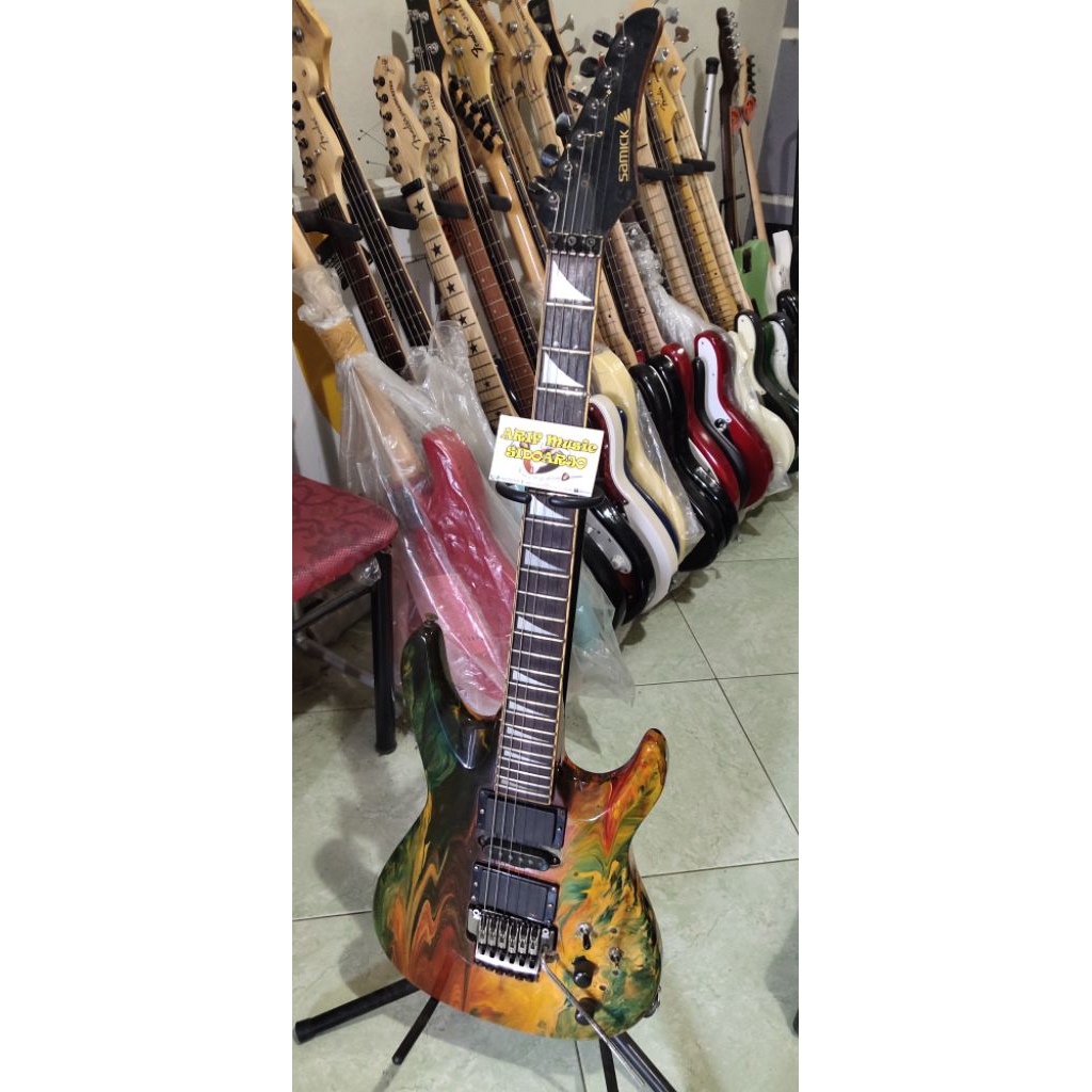 gitar Samick up grade tremolo edge-3 Ibanez