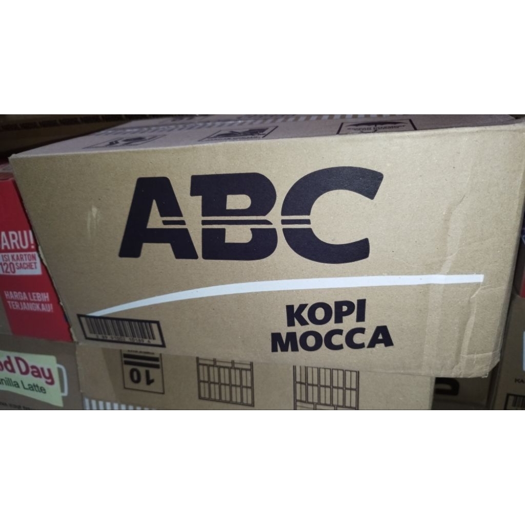 kopi Abc mocca 1 dus isi 12 renceng|| harga perkarton