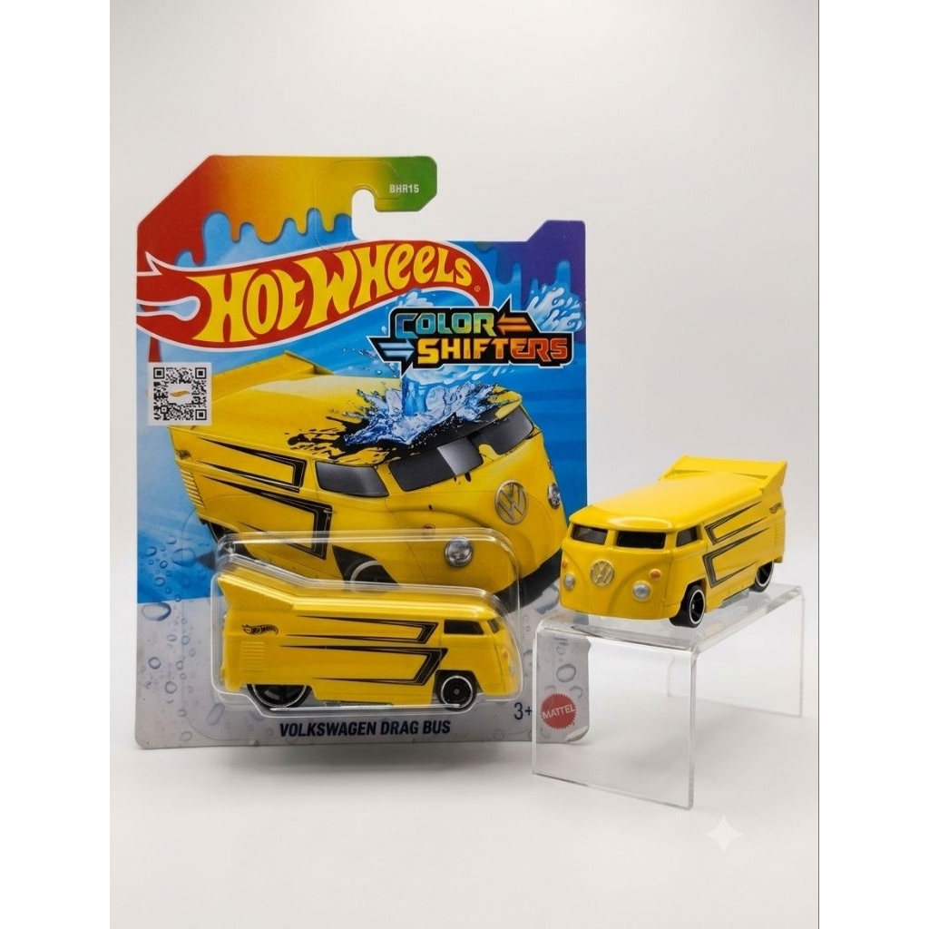 Hot Wheels Color Shifters - Volkswagen Drag Bus (VW Drag Bus) - Kuning
