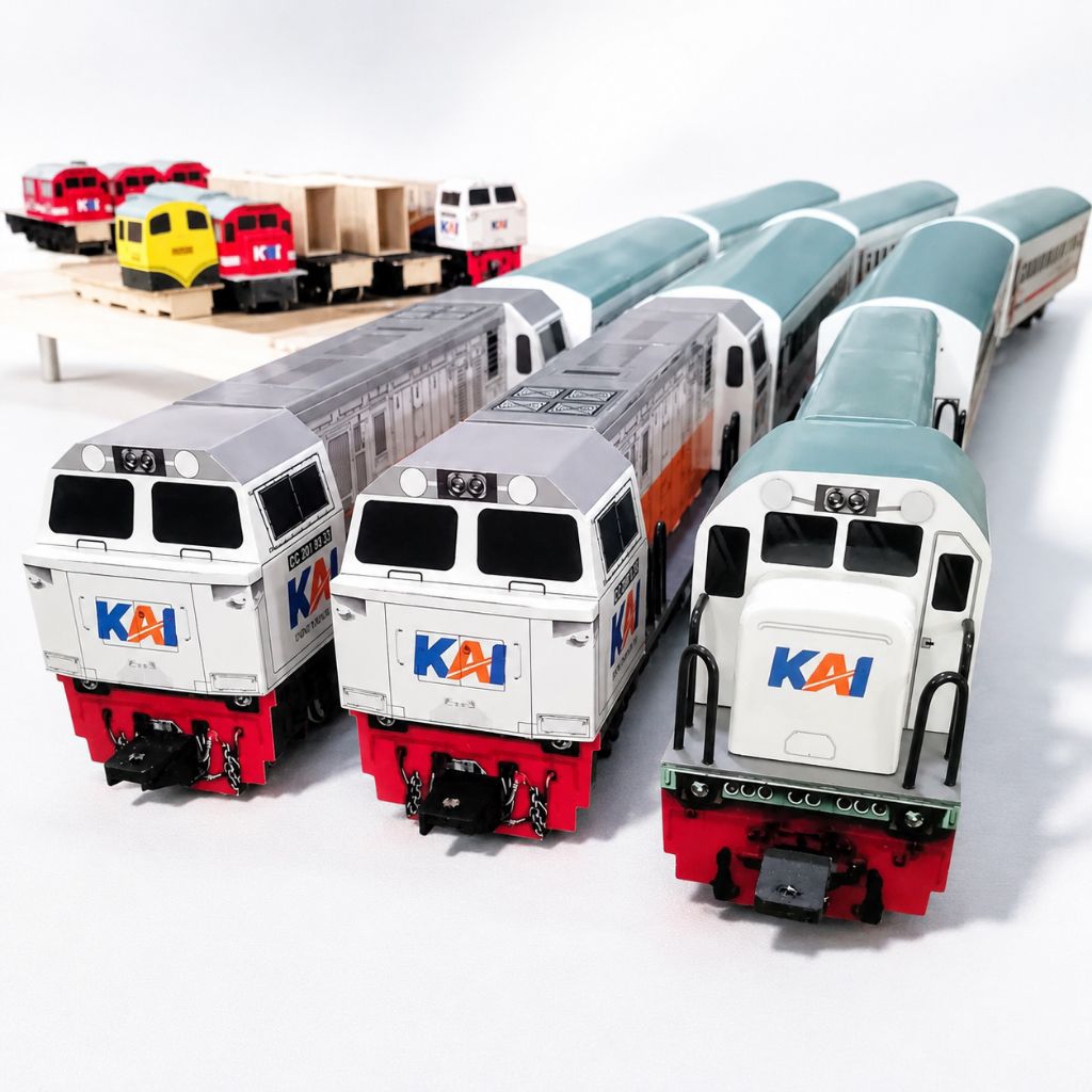 Kereta api mainan CC206/CC201 KAI