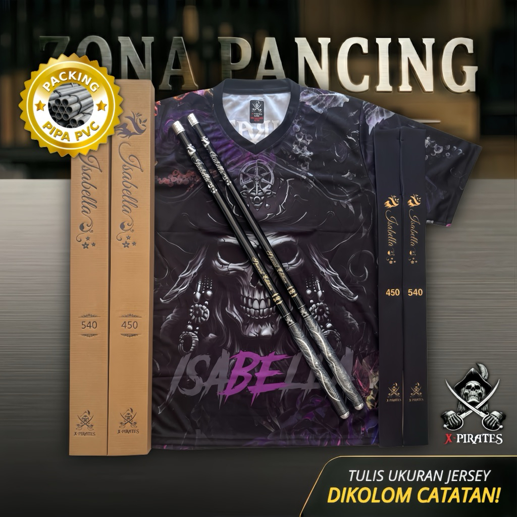 X-Pirates ISABELLA High Modulus Carbon 450,540,610 FREE JERSEY