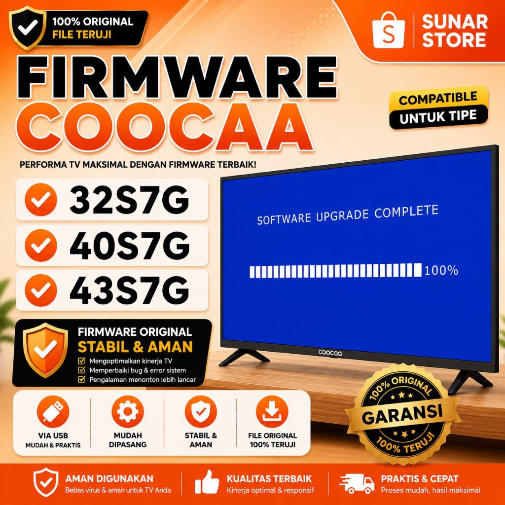 FIRMWARE TV COOCAA 32S7G 40S7G 43S7G