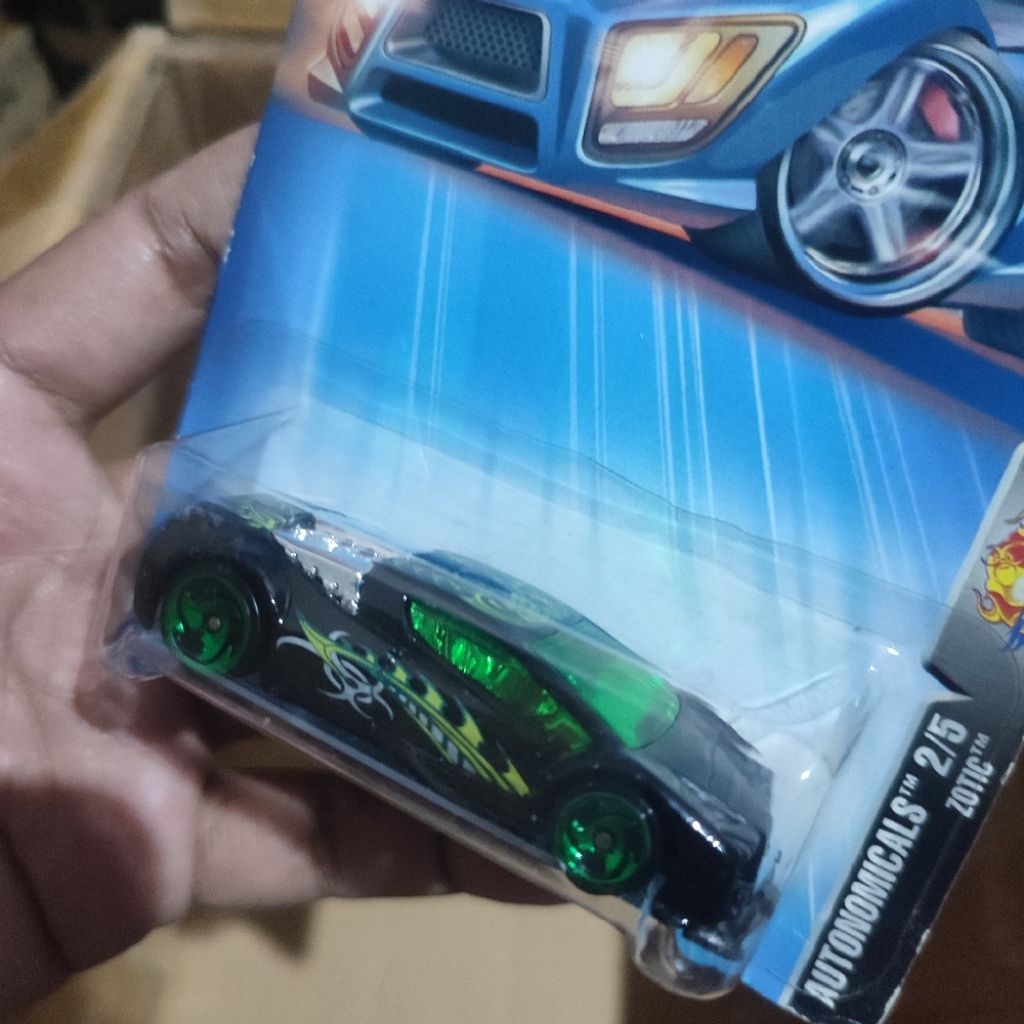hotwheels diecast hw zotic hitam blue card lawas jadul klasik