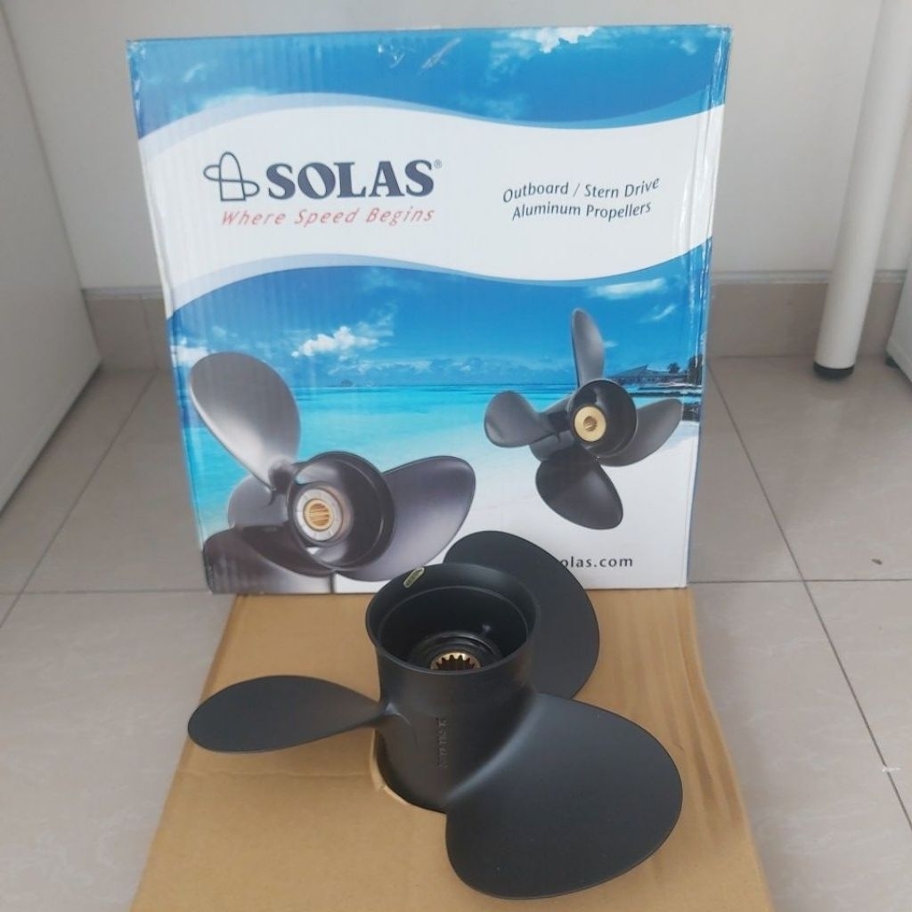 Propeller Solas untuk mesin Yamaha 40pk 12in aluminium