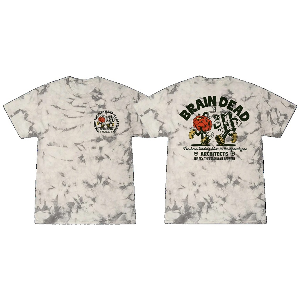 ARCHITECTS BRAIN DEAD TIE DYE TAG COLORTONE T SHIRT