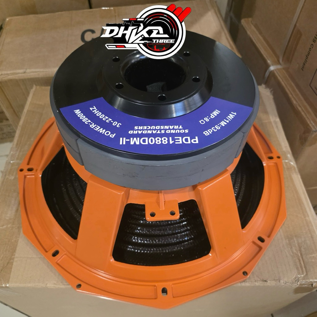 SPEAKER PD 1880 DOUBLE MAGNET CARBON SOUNDSTANDARD PD 1880 CARBON DOUBLE MAGNET KAYU / Speaker Pd 18