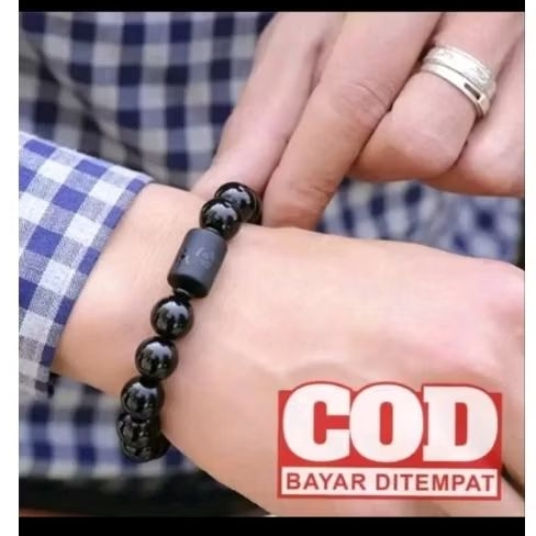 Gelang Naga Hitam Original Batu Giok Pria Wanita Bracelets Elegan