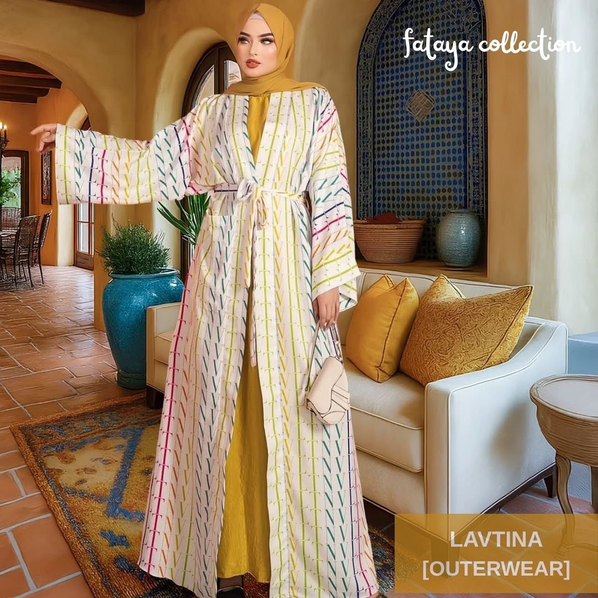 Fataya Collection LAVTINA Outerwear - Kain Silk