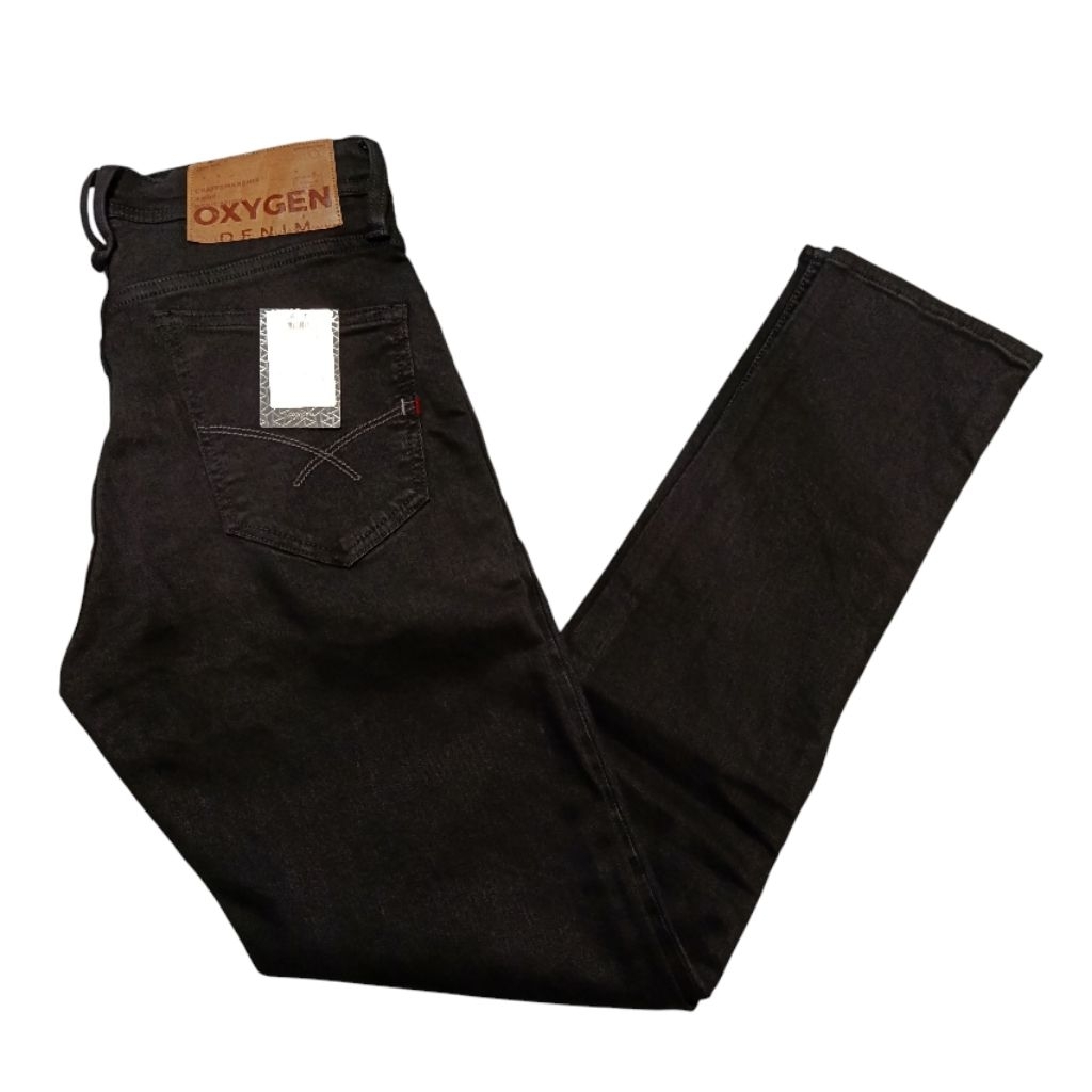 Celana Jeans Premium Oxygen Denim Slim Fit-Core Series 706-0712 (Jet Black)