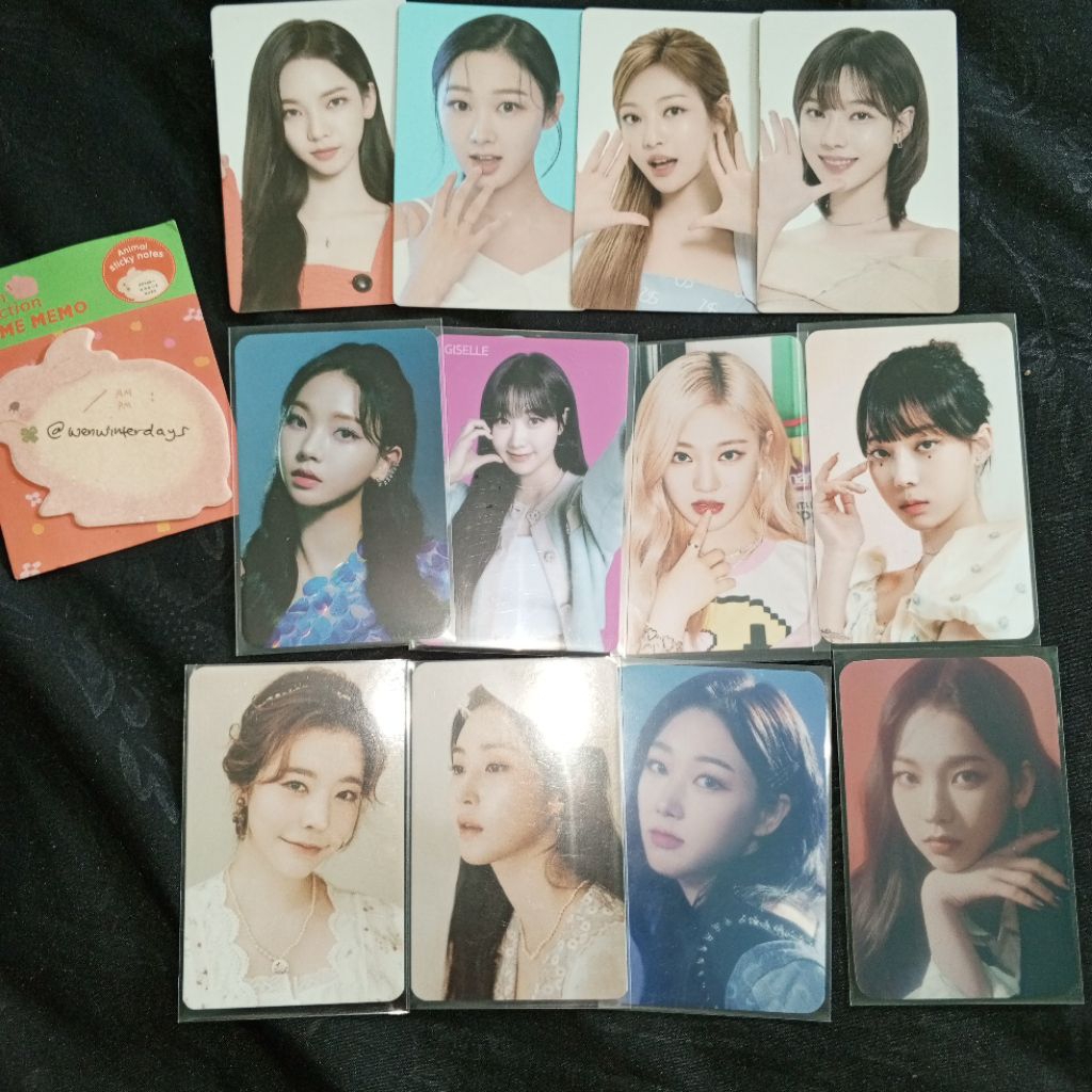[ PART 2] PHOTOCARD SNSD GIRLS GENERATION AESPA KARINA WINTER GISELLE NINGNING PP PHOTOPACK PC SELCA