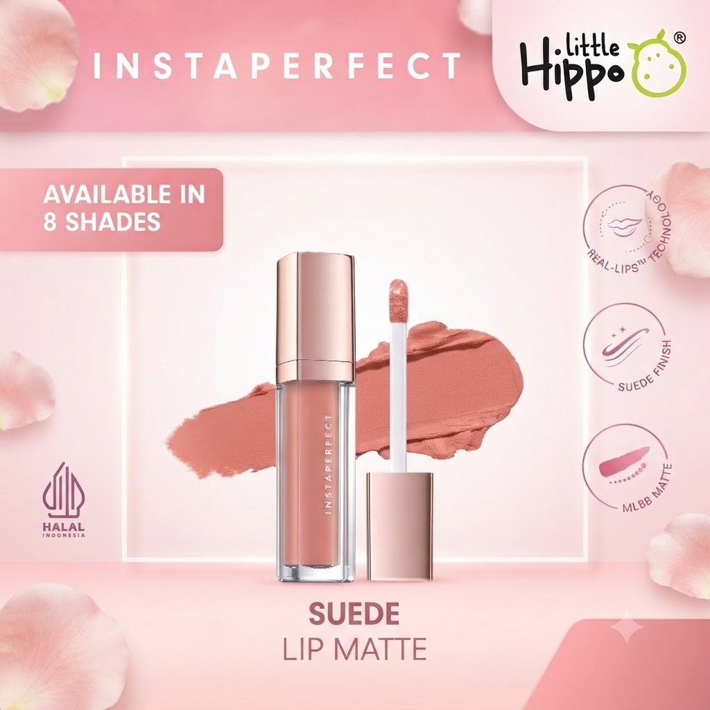 Wardah Instaperfect Suede Lip Matte Lip Cream Lipcream Matte Wardah Instaperfect