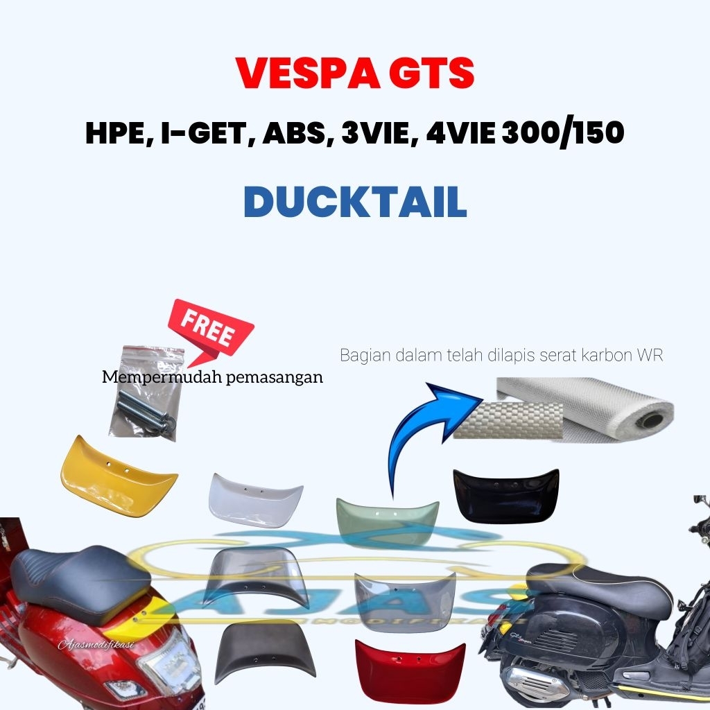 Ducktail Vespa All GTS