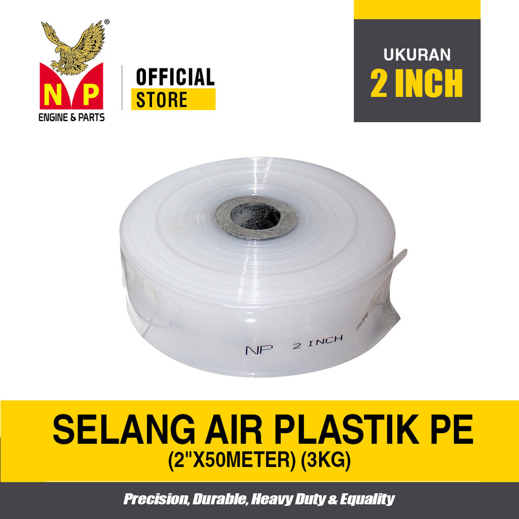 NP Selang Air PLastik PE 2 Inch 50 Meter