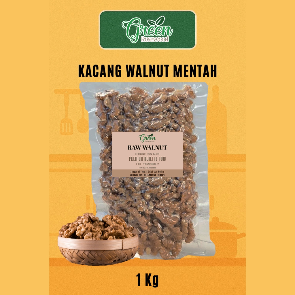 KACANG WALNUT MENTAH PREMIUM / KACANG WALNUT SUPER / RAW WALNUT