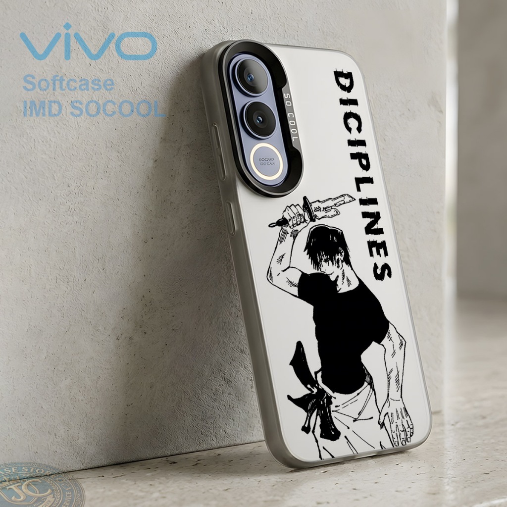 JC138 Case So Cool Hologram Vivo V40 V50 Lite V70 FE 5G Casing Hp Softcase Junior Case Store Pelindu