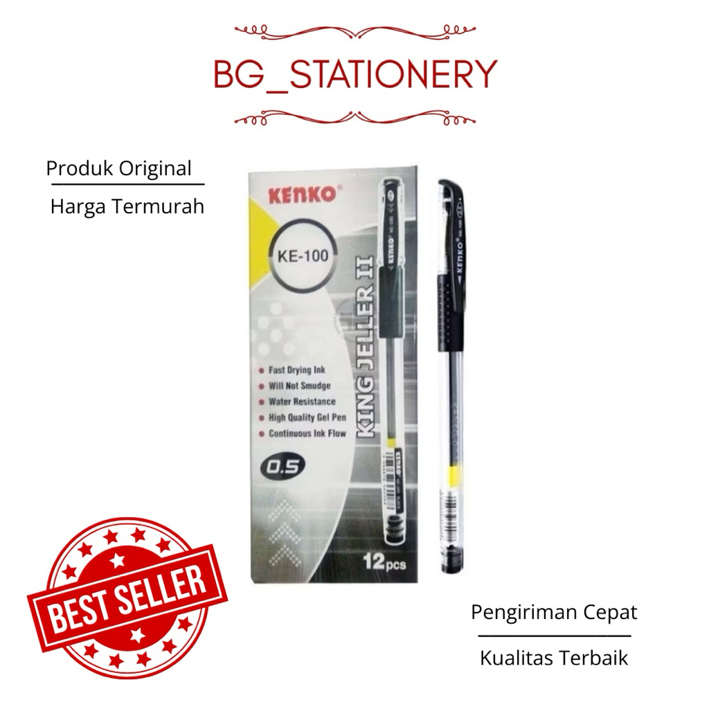 1 KOTAK KENKO PULPEN KE-100 (1LSN/ 12PCS)