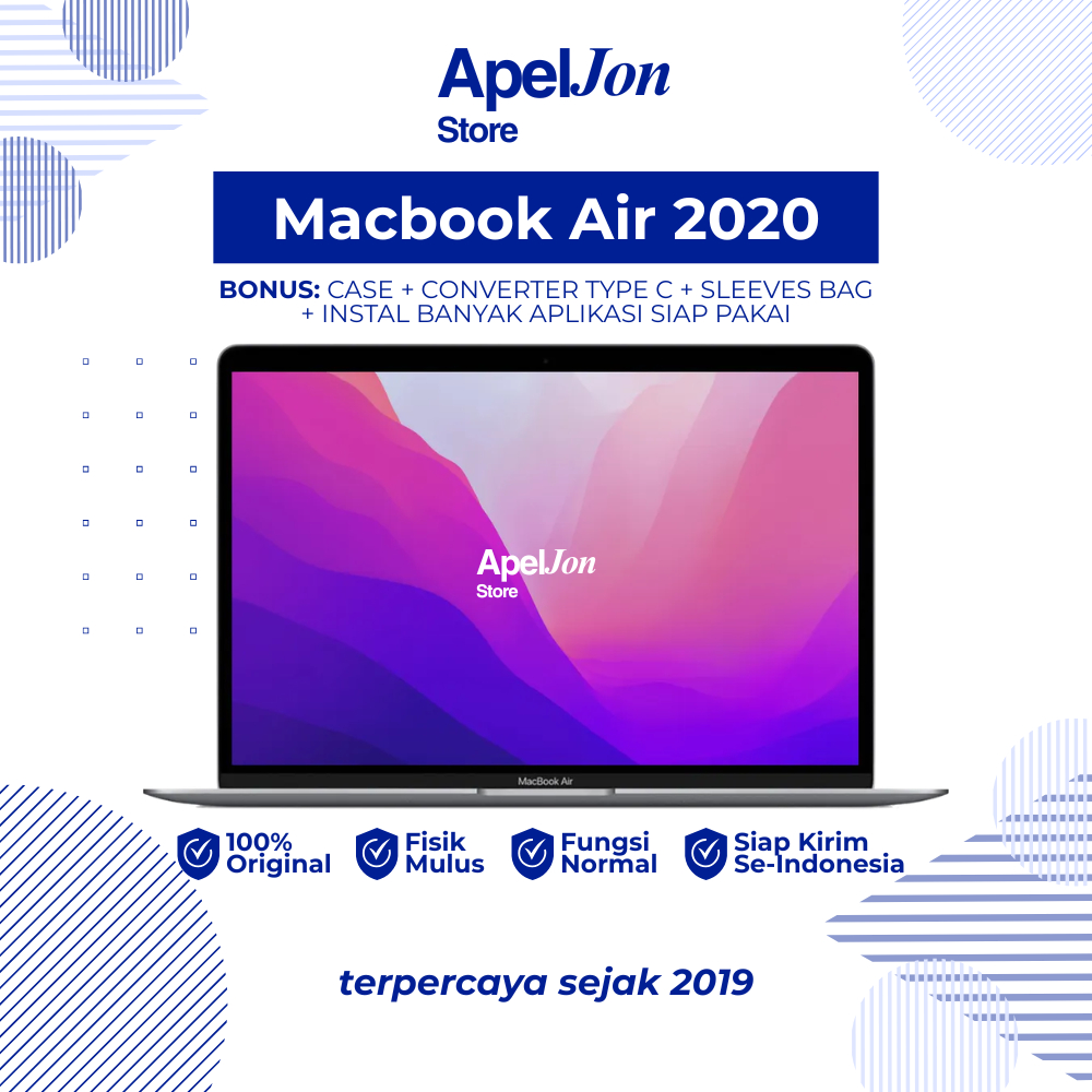 Macbook Air 2020 Intel Second Like New Berkualitas & Bergaransi hanya di ApelJon Store