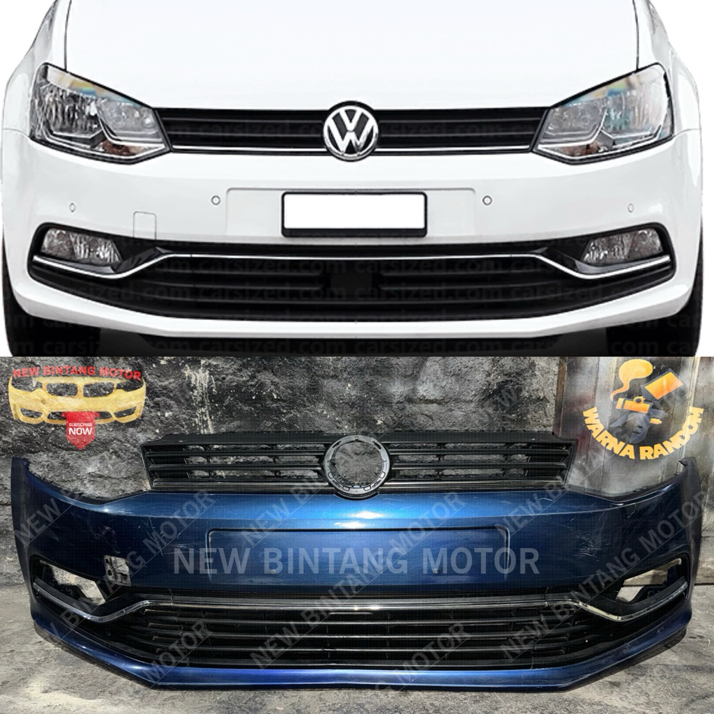 Bumper depan VW Polo Volkswagen Polo TSI 2015 2018 original