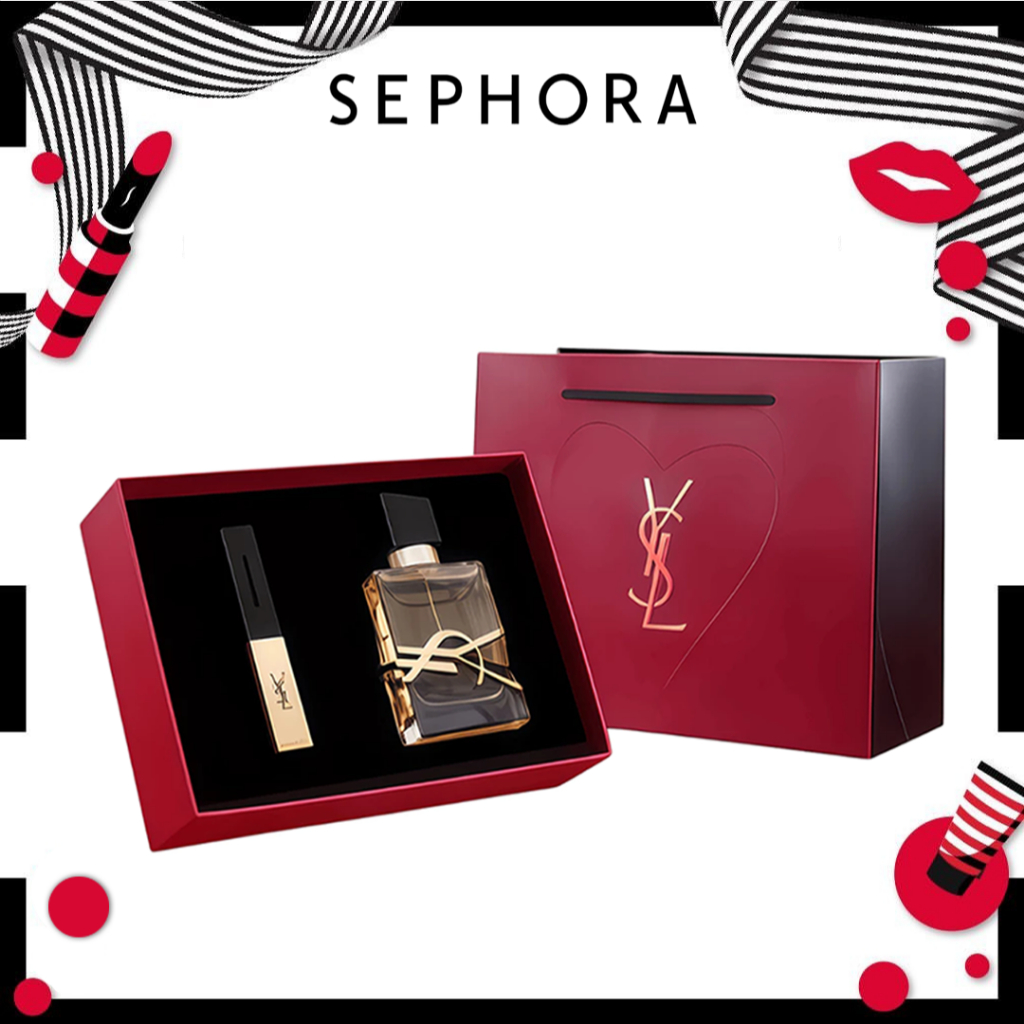 [Gift for Girlfriend] YSL libre EDP Parfum Gift Set | YSL lipstick rouge| YS 1 Matte Lipstick