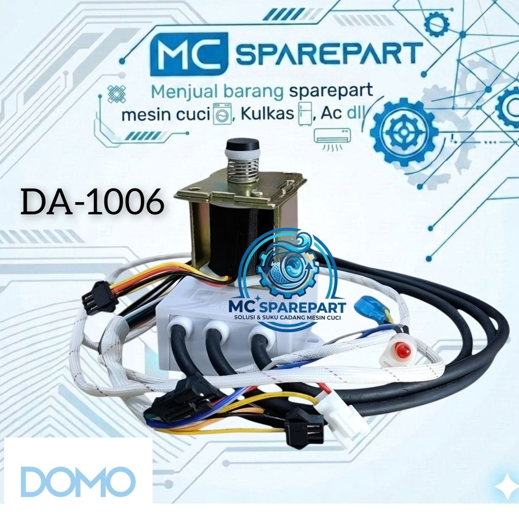 Set Modul Pematik + Selenoid DOMO DA-1006 Water Heater Gas LNG Pemanas Air Satu Set