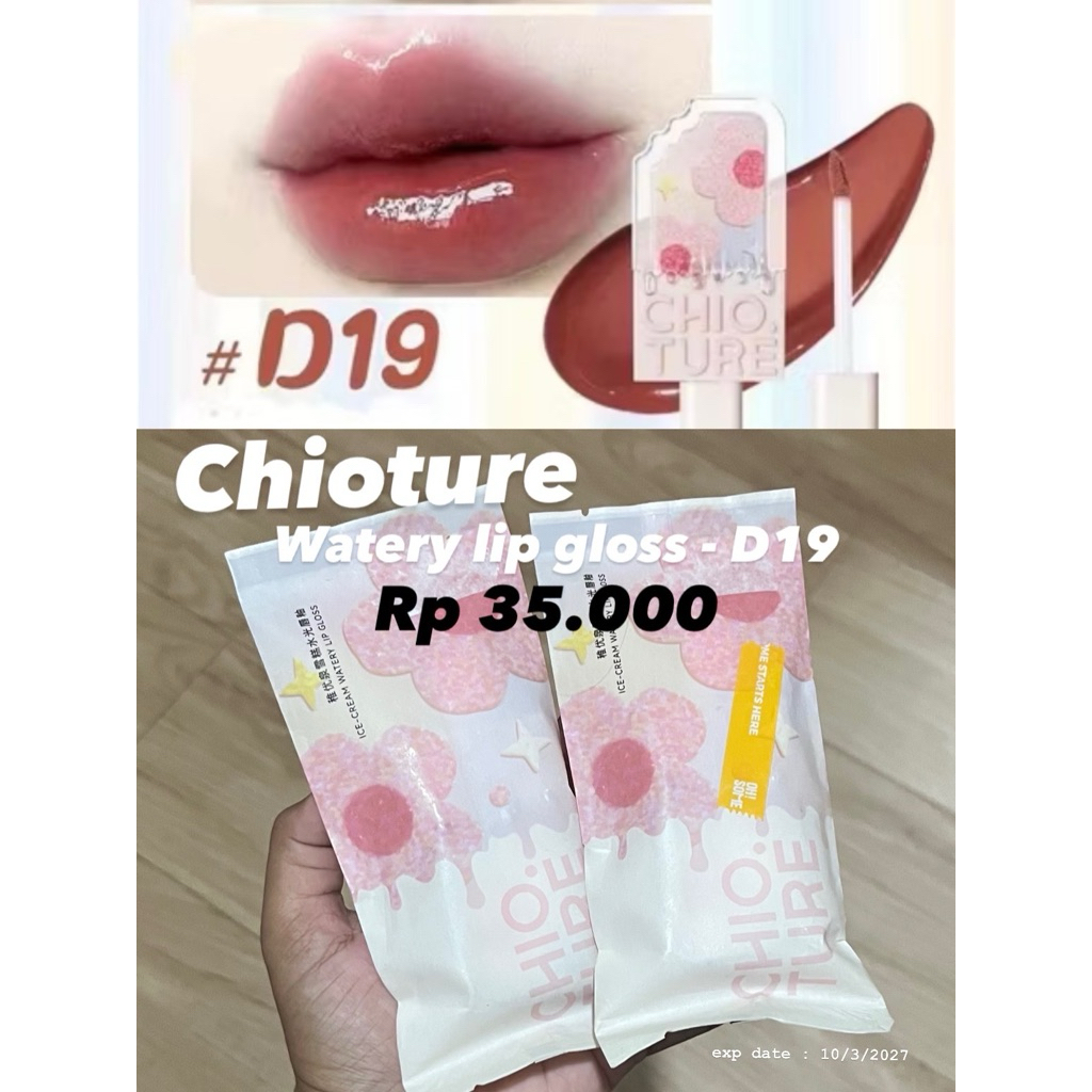 [READY] CHIOTURE WATERY LIP GLOSS D19