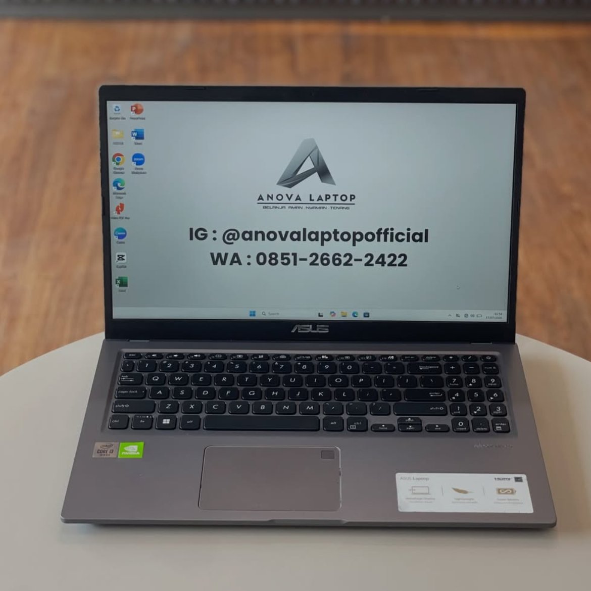 LAPTOP MAHASISWA ASUS VIVOBOOK A516JA DENGAN CORE I3 GEN 10 RAM 8 SSD 256