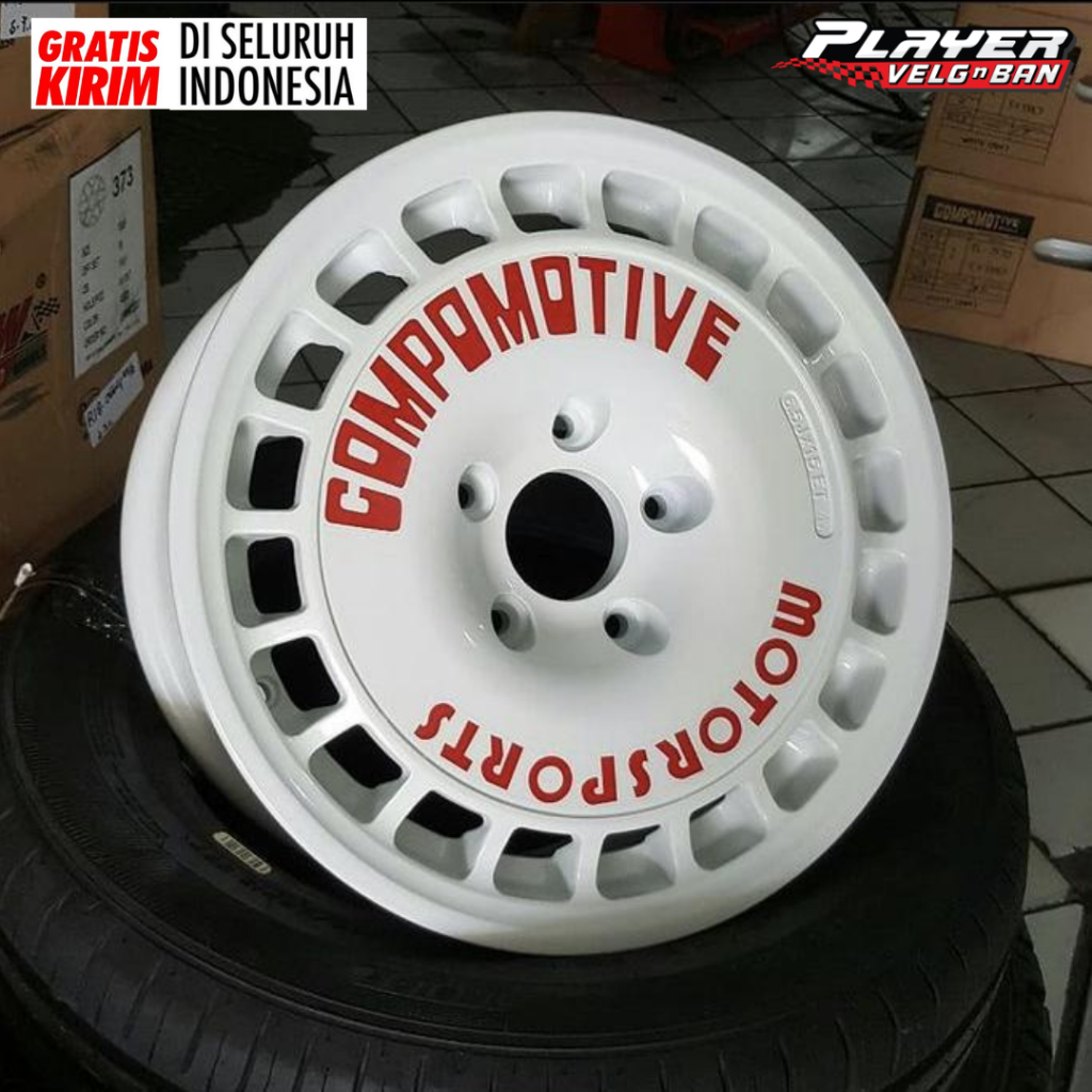 Velg Rally compomotive R15 pcd 5x114,3 lebar 65