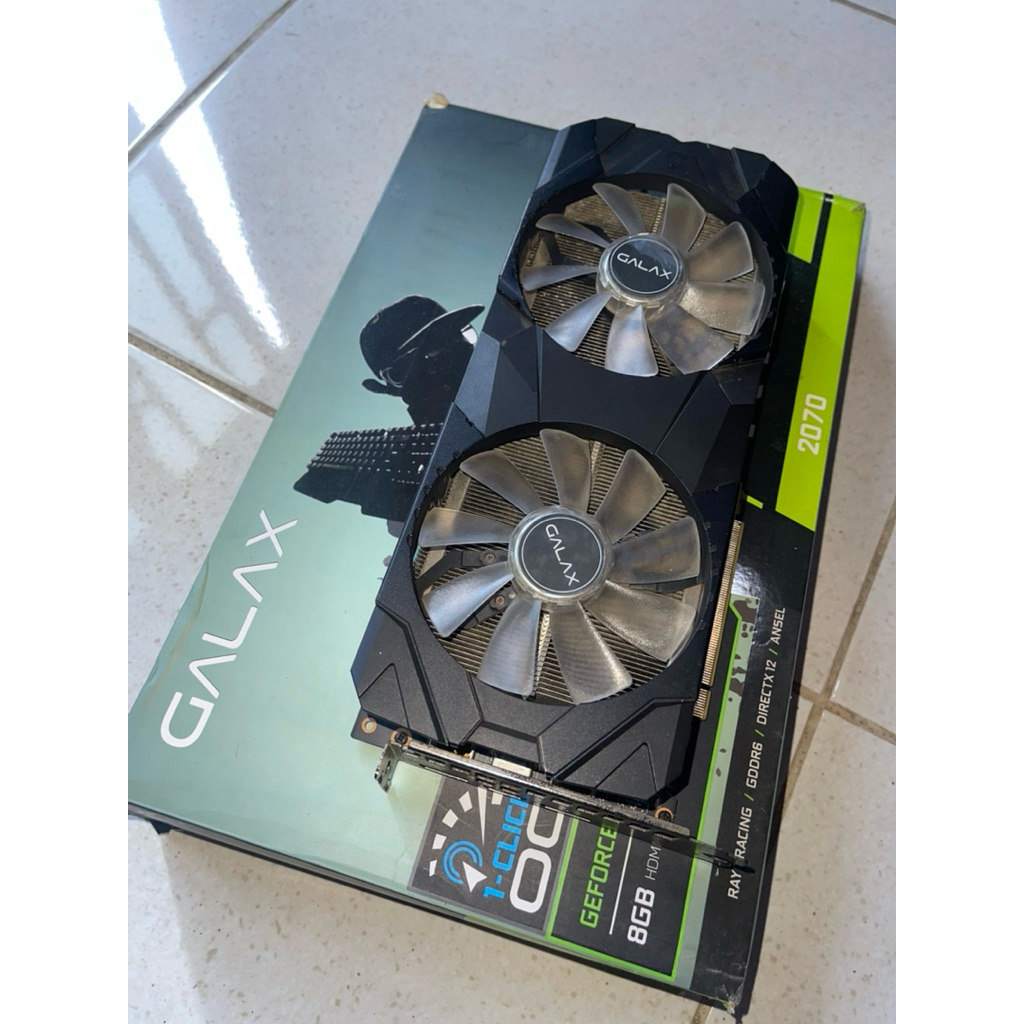 jual vga card nvidia rtx 2070 8gb galax dual fan hbs ganti pasta