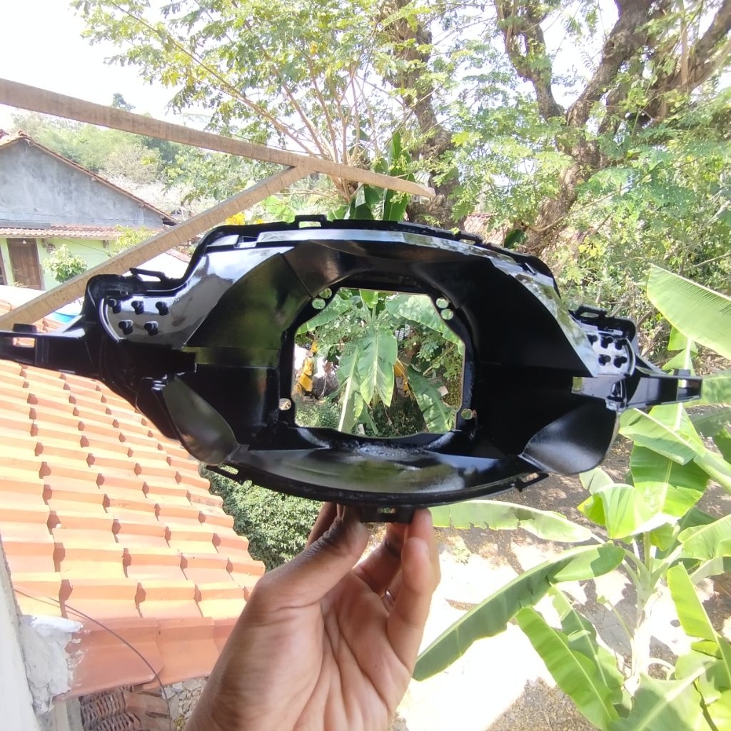 Retrofit lampu depan Honda Supra X 125 D PNP biled 3 in bahan original copotan motor