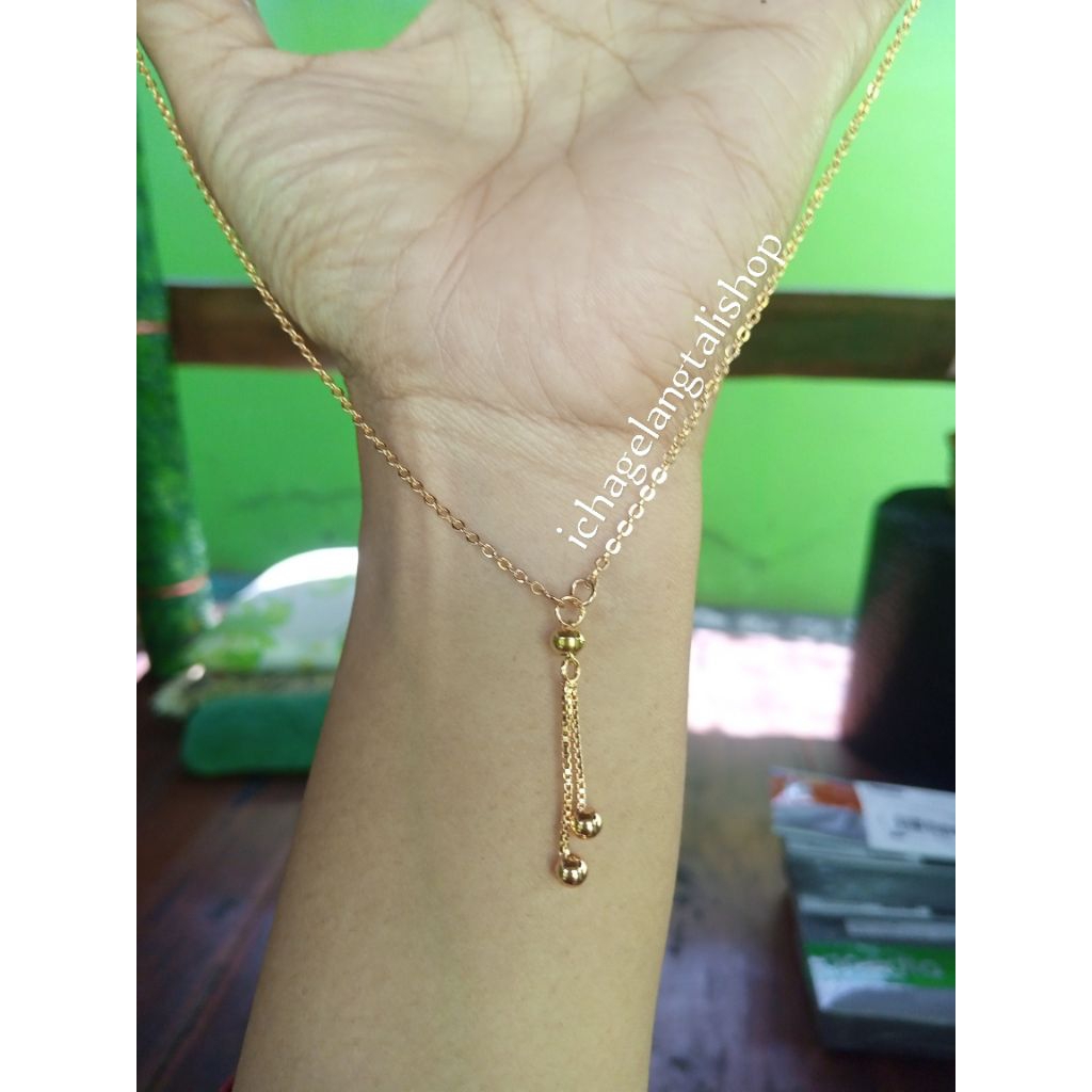 kalung rantai mix emas Mrican 0,1grm Semar Jawa
