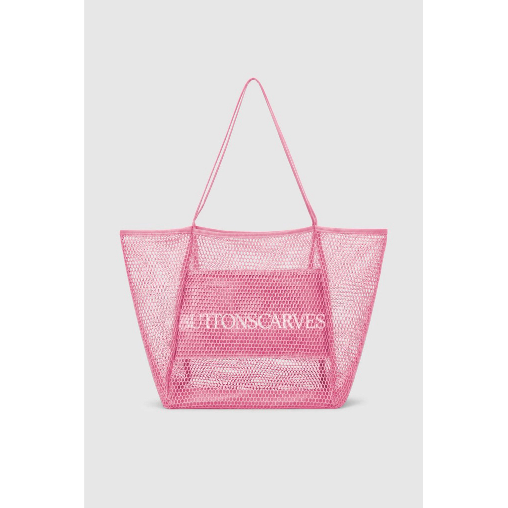 mesh tote bag Buttonscarves