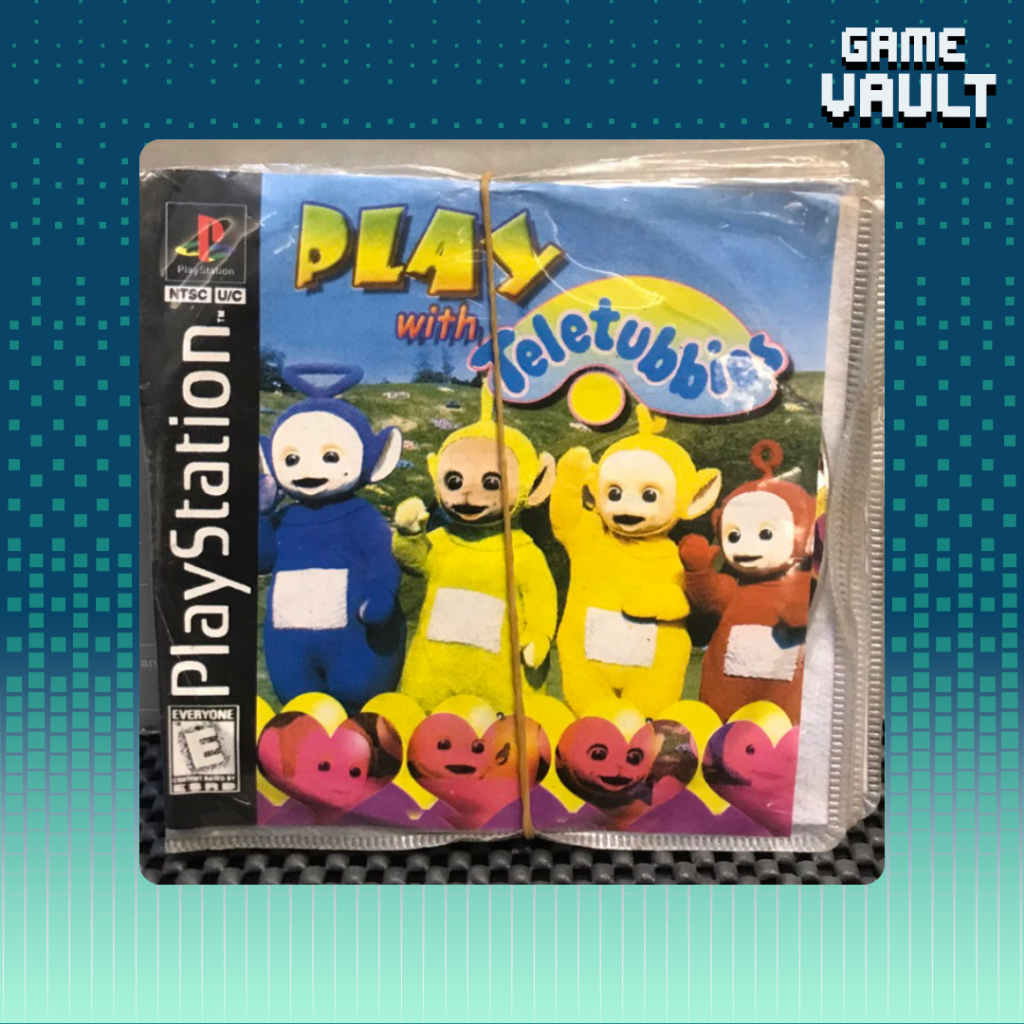 Teletubbies PS1 kaset kopab cd game ps 1