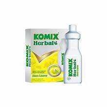 komix herbal tube lemon per box