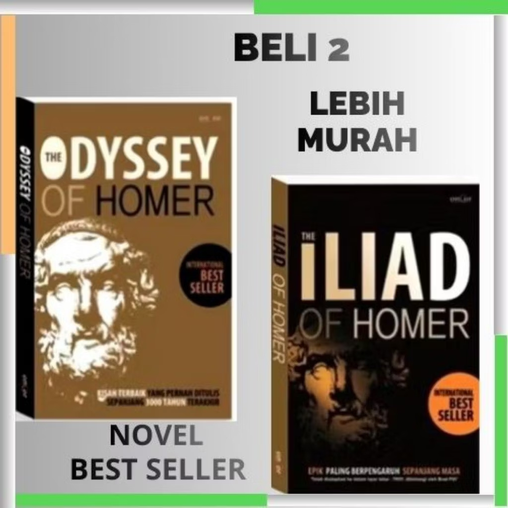 Novel The Iliad Of Homer - The Odyssey Of Homer Best Seller