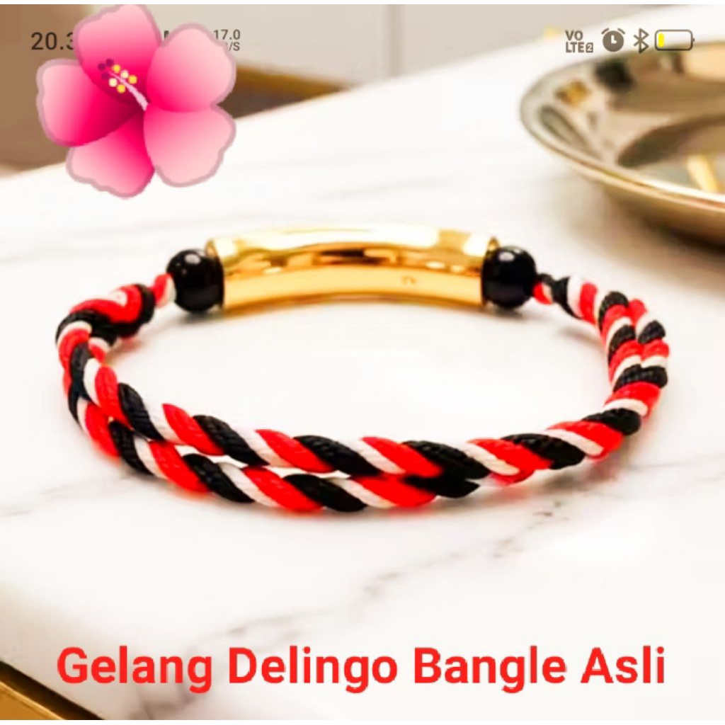 PROMO" Gelang asli bangle delingo / delingu