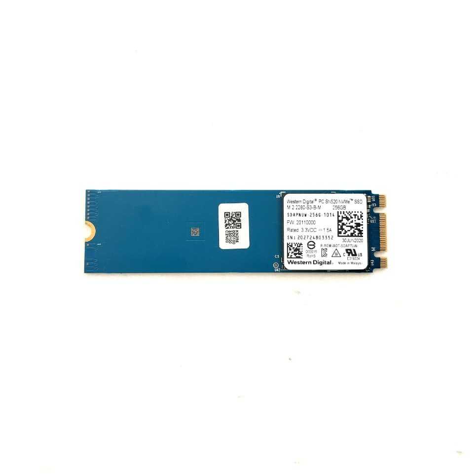 SSD NVMe M.2 WD Blue SN 520 256GB PCIe Gen 3.0
