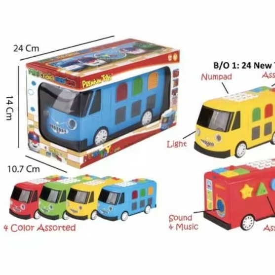 Mainan bus mainan mobil tayo besar